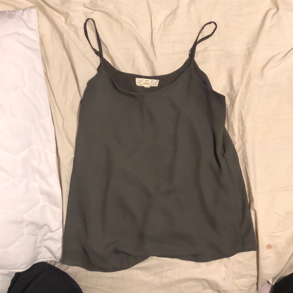 Olive Green Tank Top